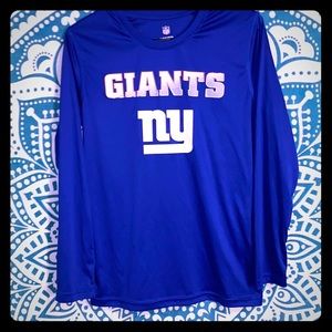 GIANTS NFL KIDS POLYESTER LONG SLEEVE!  L 14/16